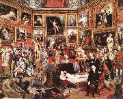 ZOFFANY  Johann The Tribuna of the Uffizi oil painting artist